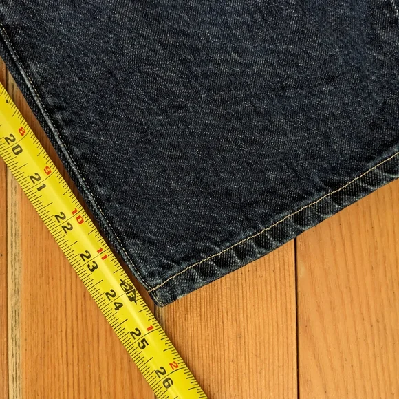 FRAME Distressed Dark Wash Jeans Size 31 - Picture 8 of 10